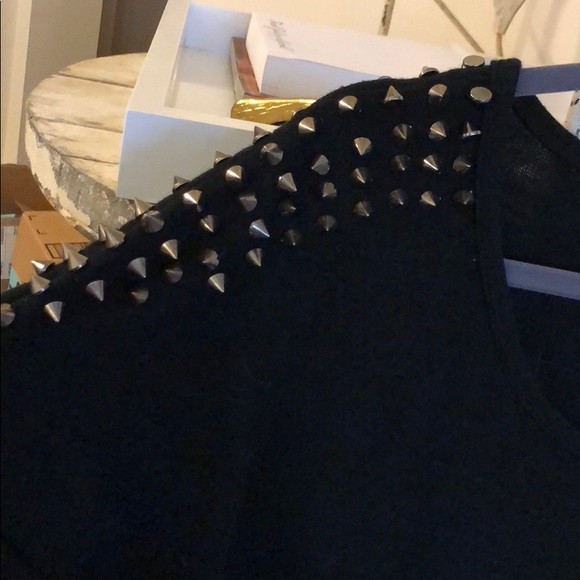 Black sweater with stud detail - Picture 2 of 3